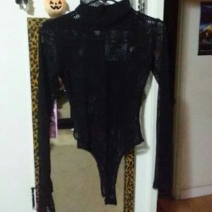 Fishnet bodysuite